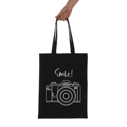 Bolso Mujer Versa Smile Negro 36 x 48 x 36 cm