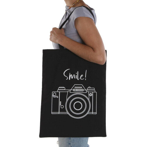 Bolso Mujer Versa Smile Negro 36 x 48 x 36 cm