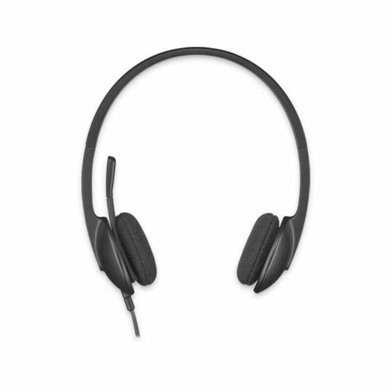 Auriculares con Micrófono Logitech H340 USB 1,8 m Negro