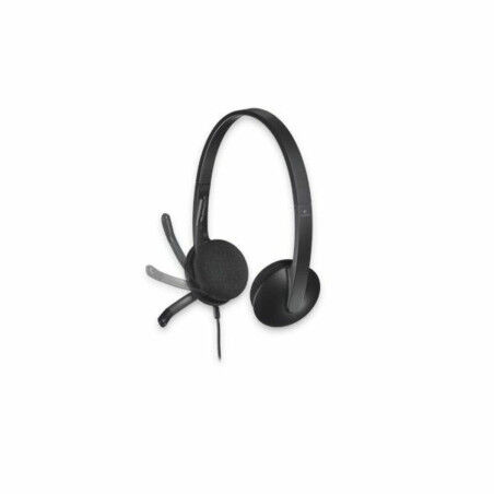 Auricolari con Microfono Logitech H340 USB 1,8 m Nero