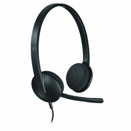 Auriculares con Micrófono Logitech H340 USB 1,8 m Negro