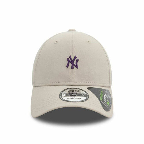 Berretto New Era REPREVE MINI LOGO 9FORTY New York Beige Taglia unica