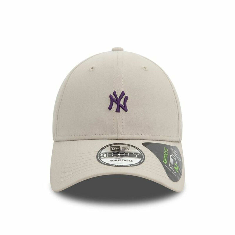 Hoed New Era REPREVE MINI LOGO 9FORTY New York Beige Één maat