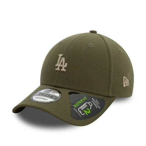 Cappello Sportivo New Era REPREVE MINI LOGO 9FORTY LA Dodgers NOV Oliva Taglia unica