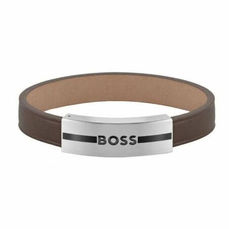 Bracciale Uomo Hugo Boss 1580496M Pelle 20 cm