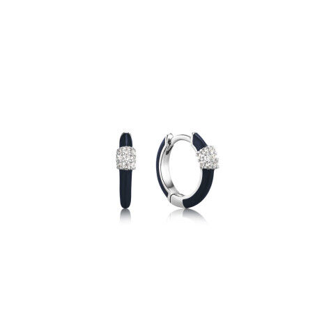 Pendientes Mujer Ania Haie E031-01H-B Plata de ley 1 cm