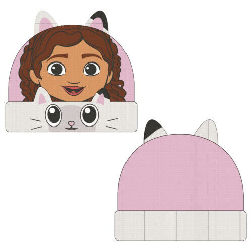 Gorro Infantil Gabby's Dollhouse Rosa