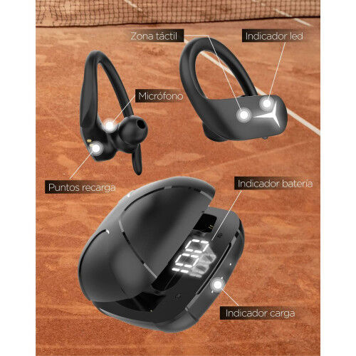 Auriculares Deportivos KSIX Sport Buds 2 700 mAh