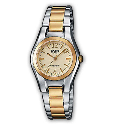 Horloge Heren Casio LTP-1280SG-9AEF Goud Zilverkleurig