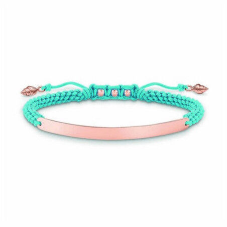 Bracciale Donna Thomas Sabo LBA0062-597-1 Azzurro Oro rosa Argento