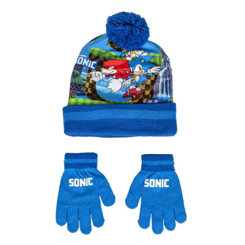 Muts en Wanten Sonic Blauw