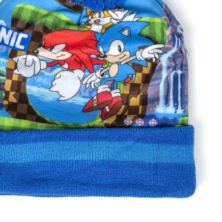 Gorro y Guantes Sonic Azul