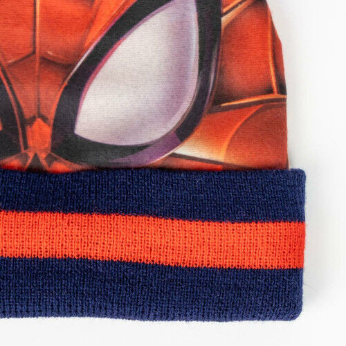 Gorro y Guantes Spider-Man Rojo