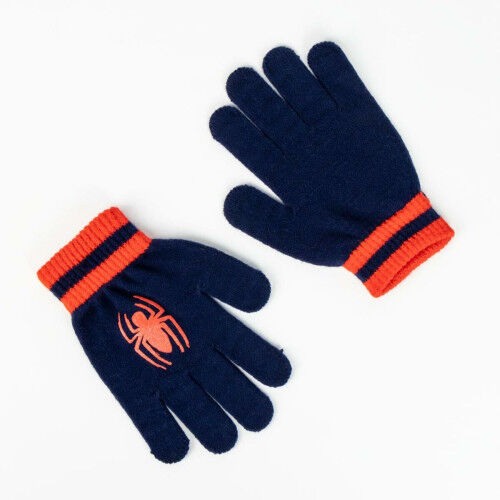 Bonnet et gants Spider-Man Rouge