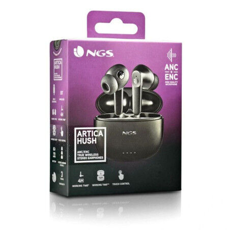 Auricolari in Ear Bluetooth NGS ARTICAHUSH Nero