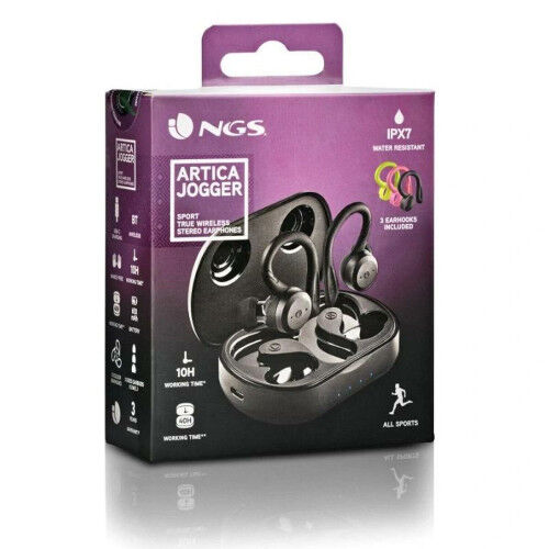 Auricolari in Ear Bluetooth NGS ARTICAJOGGER Nero