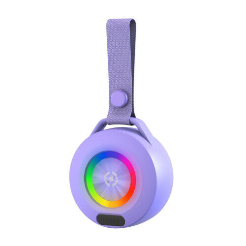 Tragbare Bluetooth-Lautsprecher Celly LIGHTBEATVL Violett 5 W