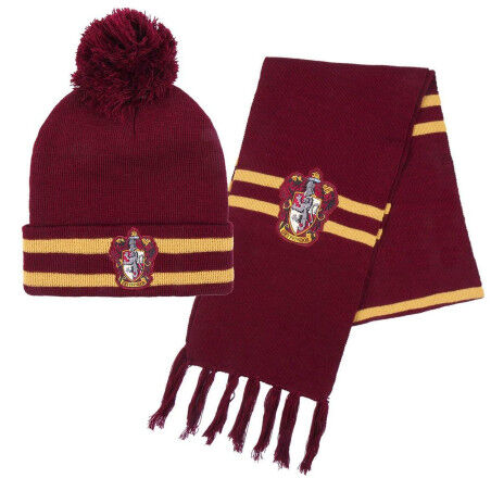 Gorro y Bufanda Harry Potter Rojo