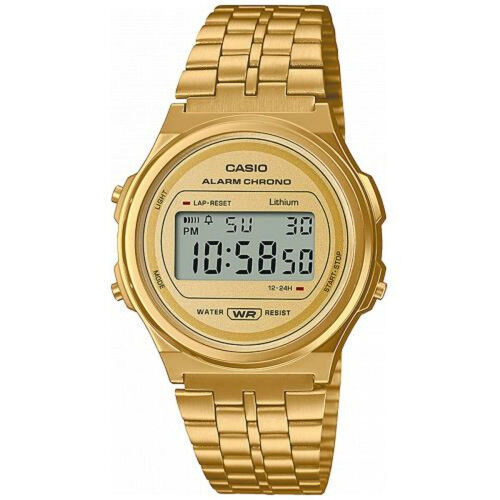 Horloge Uniseks Casio A171WEG-9AEF Gouden Vintage