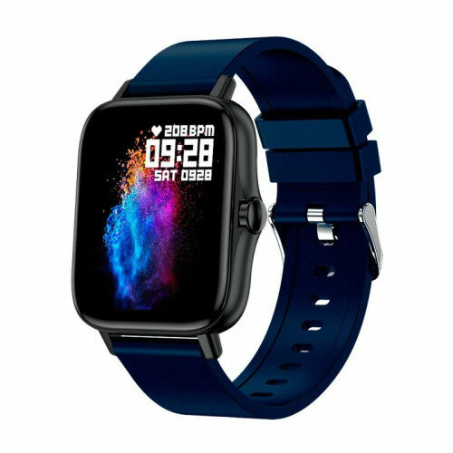 Smartwatch DCU MODERN CALLS & SPORT 1,7" Marineblauw 28 mm 1" Blauw Zwart Zwart/Wit