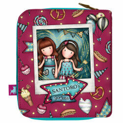 Cartera Gorjuss Fireworks Granate 10 x 12 x 3 cm