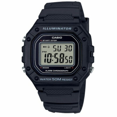 Reloj Hombre Casio W-218H-1AVEF Negro