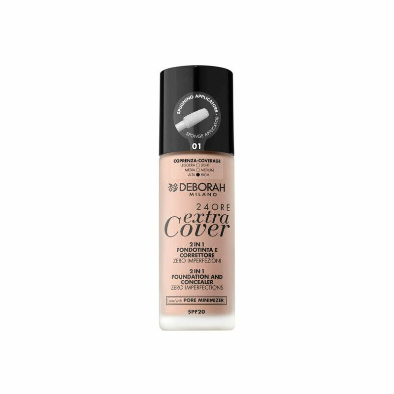 Crème Make-up Basis 24 Ore Extra Cover Deborah 8009518333923