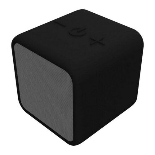 Draadloze luidspreker met Bluetooth Kubic Box KSIX BIG-S1904069 300 mAh 5W Zwart