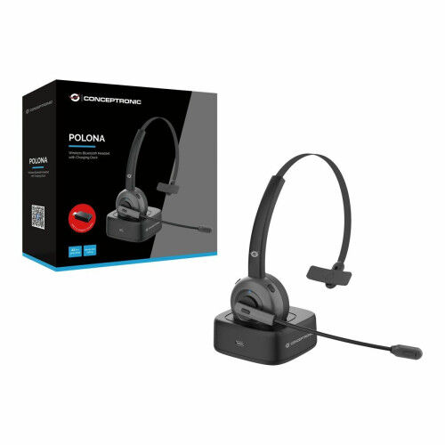 Auriculares Conceptronic POLONA03BD Negro