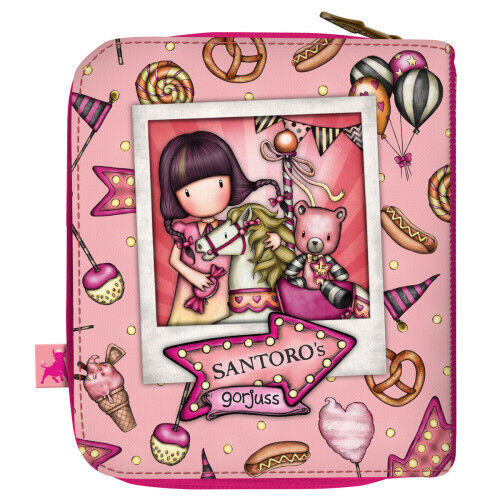 Cartera Gorjuss Carousel Salmón 10 x 12 x 3 cm