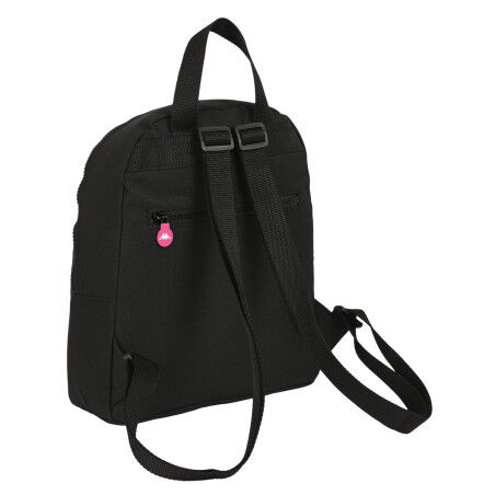 Mochila Casual Kappa Black and pink Negro 13 L