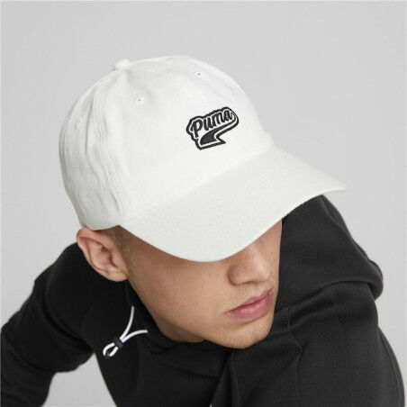 Gorra Deportiva Puma Script Logo Blanco Multicolor Talla única