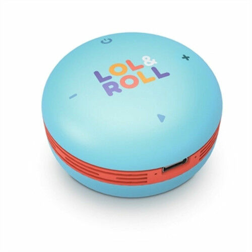 Dankzij de draagbare Bluetooth®-luidsprekers Energy Sistem Lol&Roll Pop Blauw 5 W