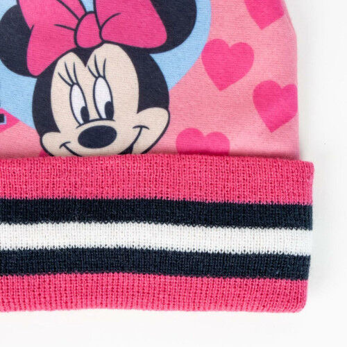 Gorro y Guantes Minnie Mouse