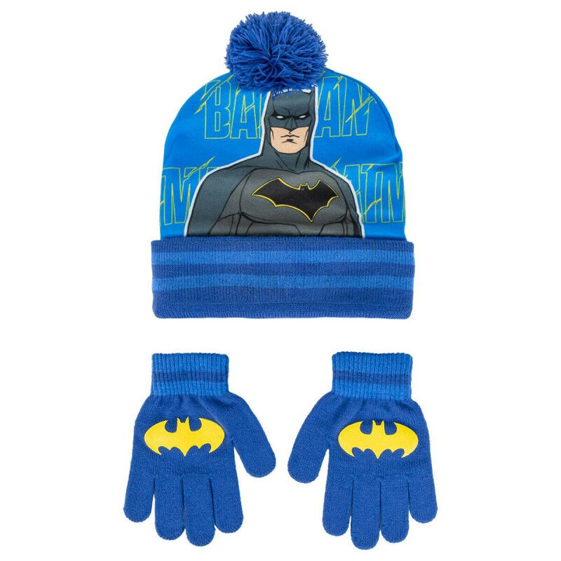 Muts en Wanten Batman Blauw