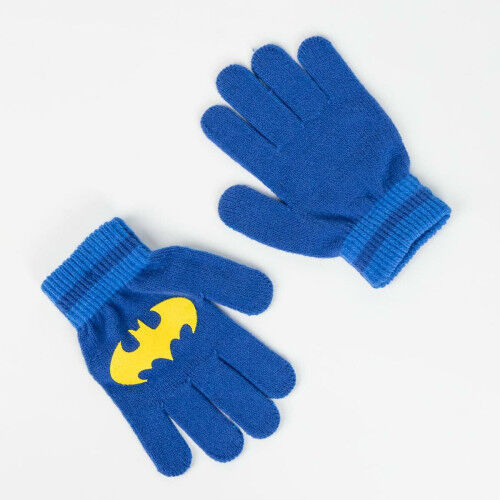 Gorro y Guantes Batman Azul