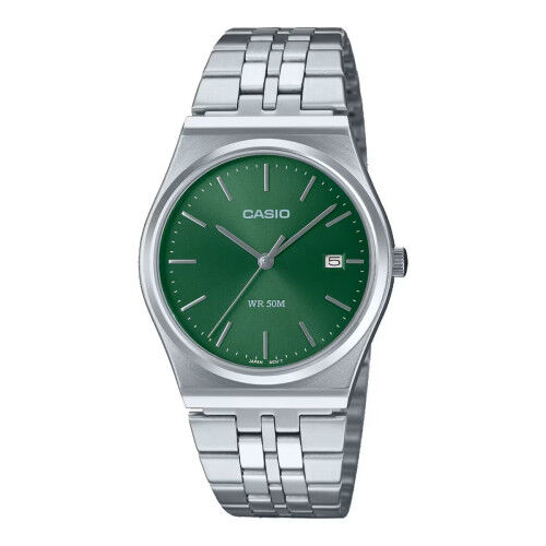 Horloge Heren Casio Groen Zilverkleurig (Ø 35 mm)