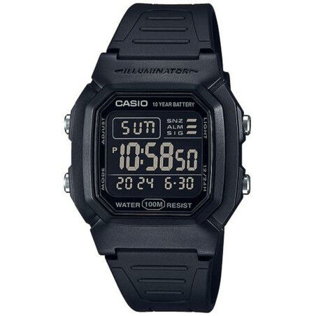 Horloge Heren Casio W-800H-1BVES Zwart