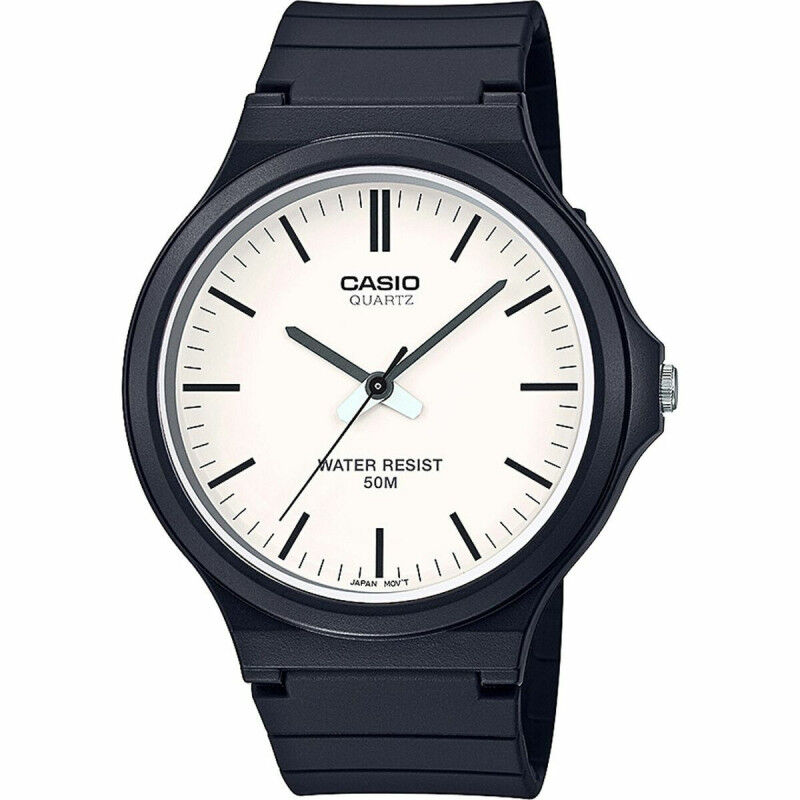 Unisex Watch Casio MW-240-7EVEF White Black