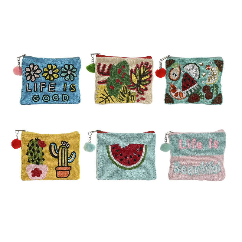 Porte-monnaie Home ESPRIT Summer Multicouleur (6 Unités)