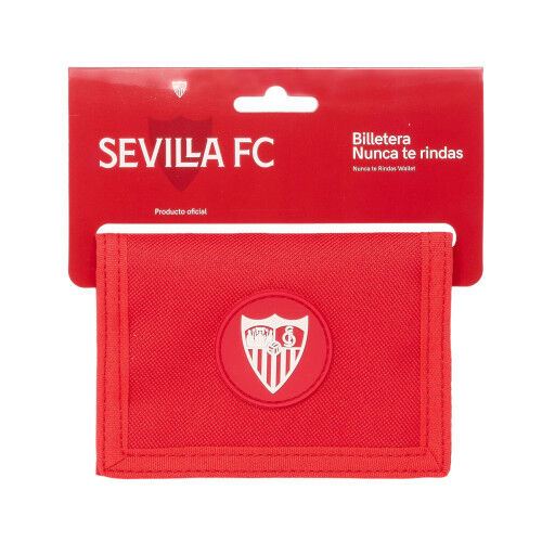 Portafogli Sevilla Fútbol Club Rosso 12,5 x 9,5 x 1 cm