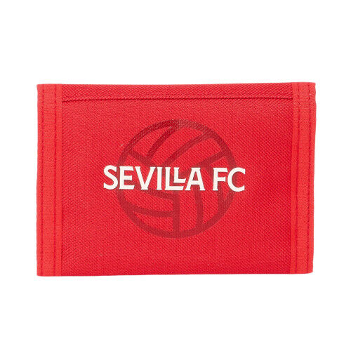 Portafogli Sevilla Fútbol Club Rosso 12,5 x 9,5 x 1 cm