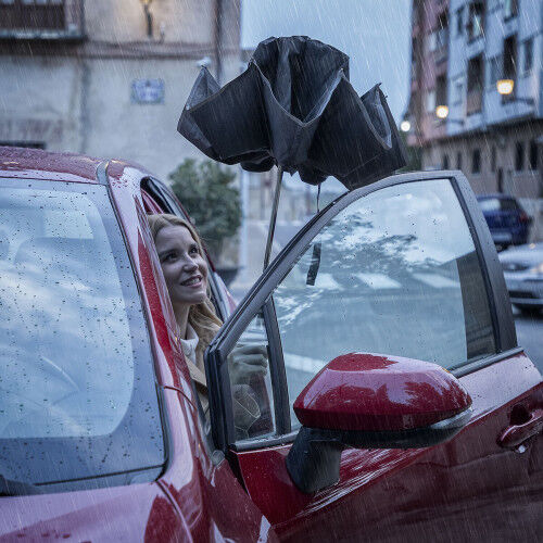 Parapluie Pliable à Fermeture Inversée avec LED Folbrella InnovaGoods