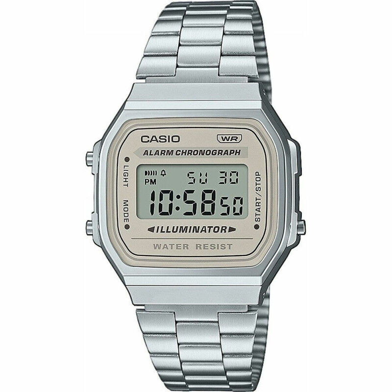 Reloj Unisex Casio A168WA-8AYES Plateado