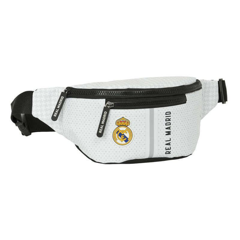 Marsupio Real Madrid C.F. 24/25 Bianco Grigio Sportivo 23 x 12 x 9 cm