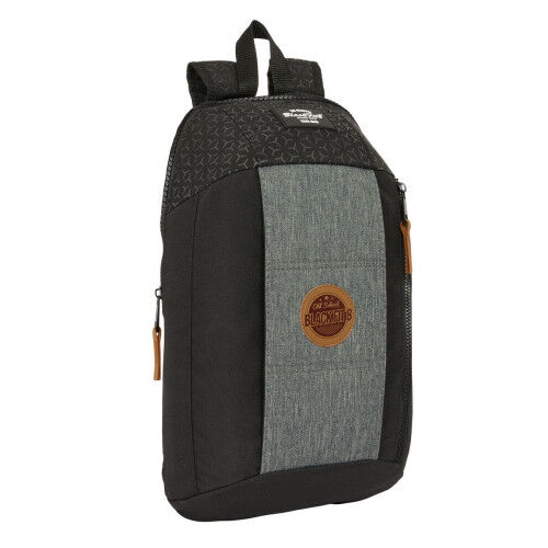 Mochila Casual BlackFit8 Old school Negro Gris 22 x 39 x 10 cm