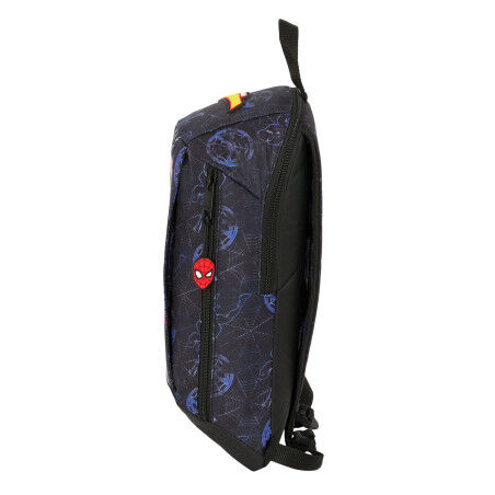 Mochila Casual Spider-Man Attack Negro 22 x 39 x 10 cm