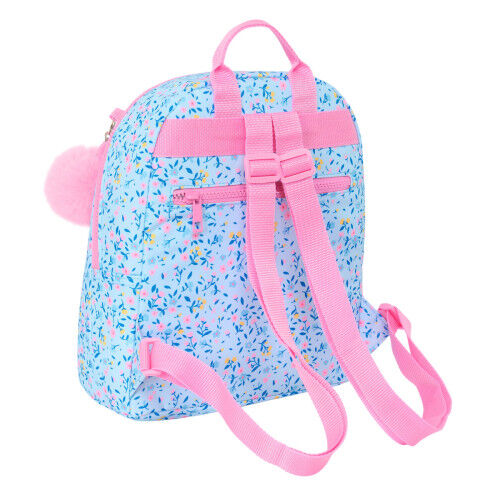 Lässiger Rucksack Vicky Martín Berrocal Paraíso Rosa Hellblau 25 x 30 x 13 cm