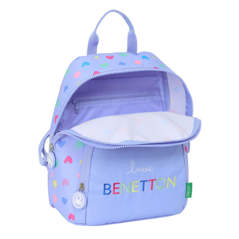 Zaino Casual Benetton Lila Lilla 25 x 30 x 13 cm