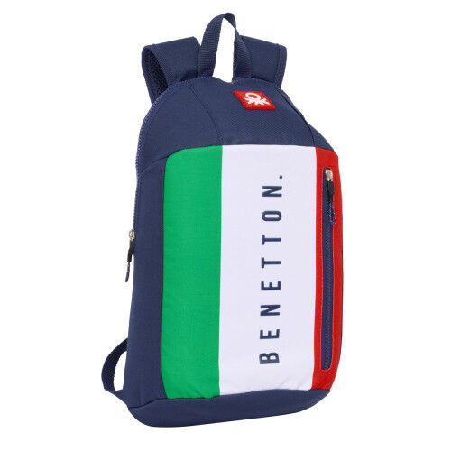 Casual Rugtas Benetton Flag Marineblauw 22 x 39 x 10 cm